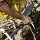 Women from the mountain villages of Rajasthan, India, collect and carry around 70lbs of firewood on their heads every day.